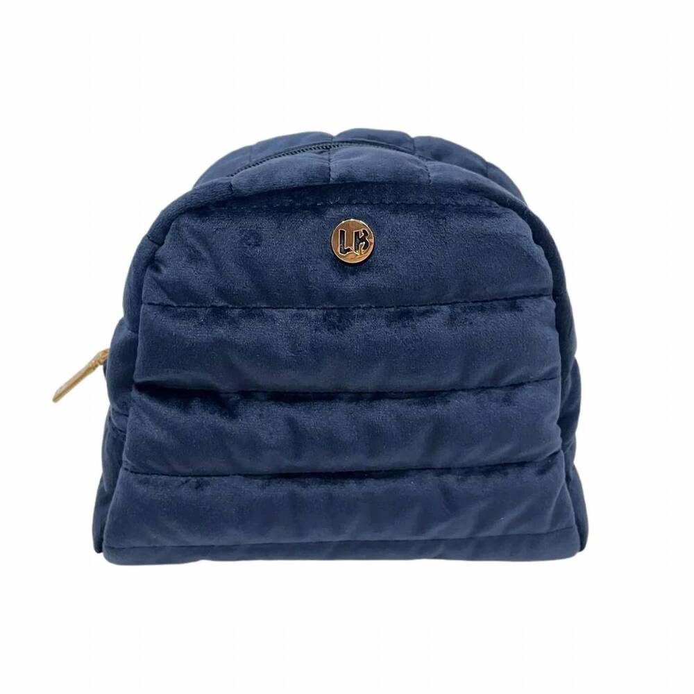NEW LEMONBELLA women's cosmetic traveler in velvet sapphire